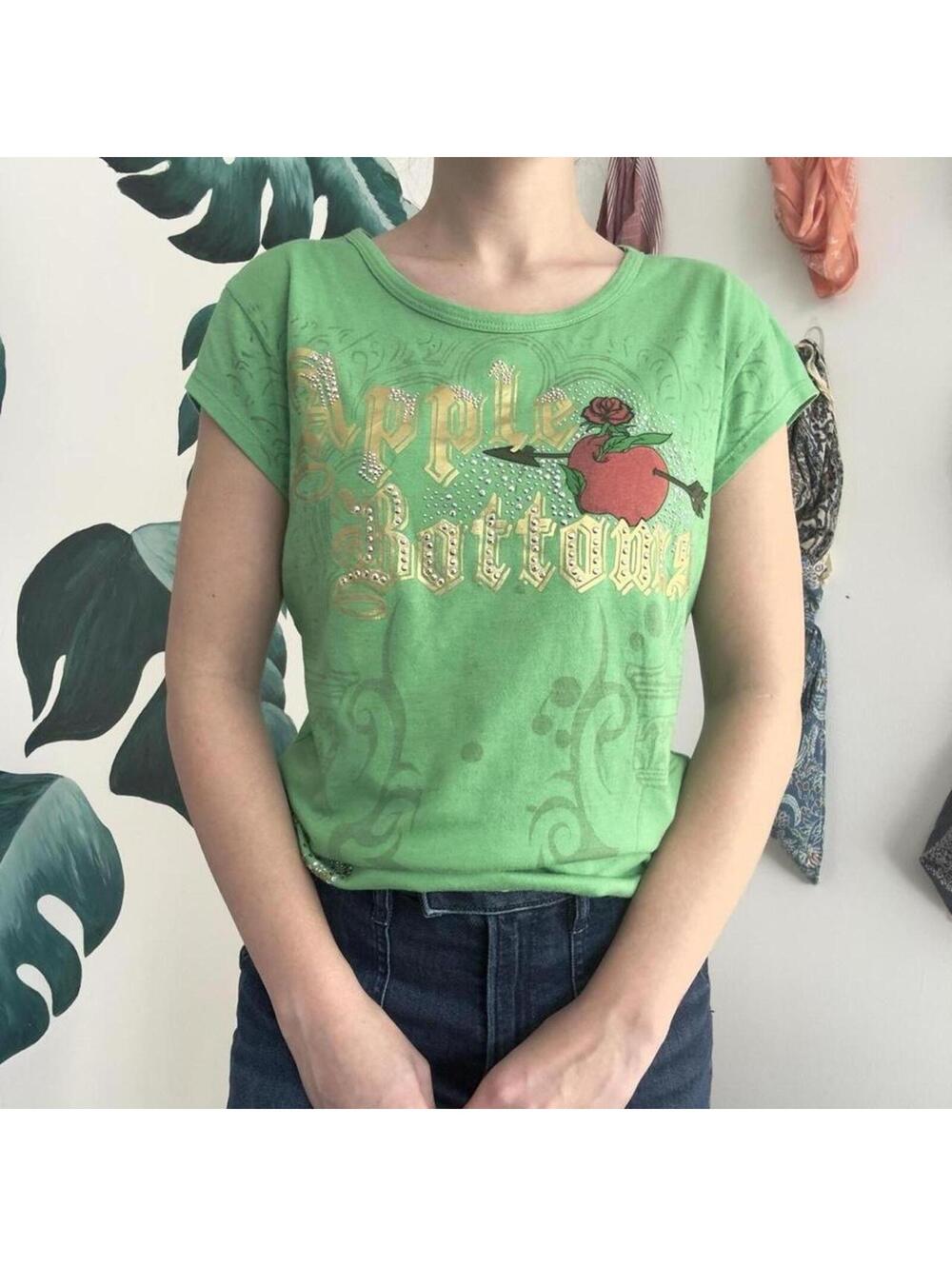 Y2K Apple Bottom Jeans TShirt